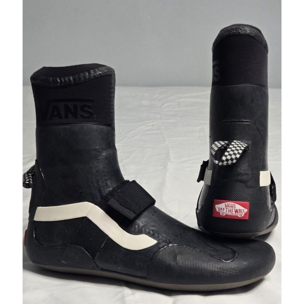 Vans Surf Boot 2 Hi V721454 Black White Mens5 Womens6.5 Wetsuit Booties Water